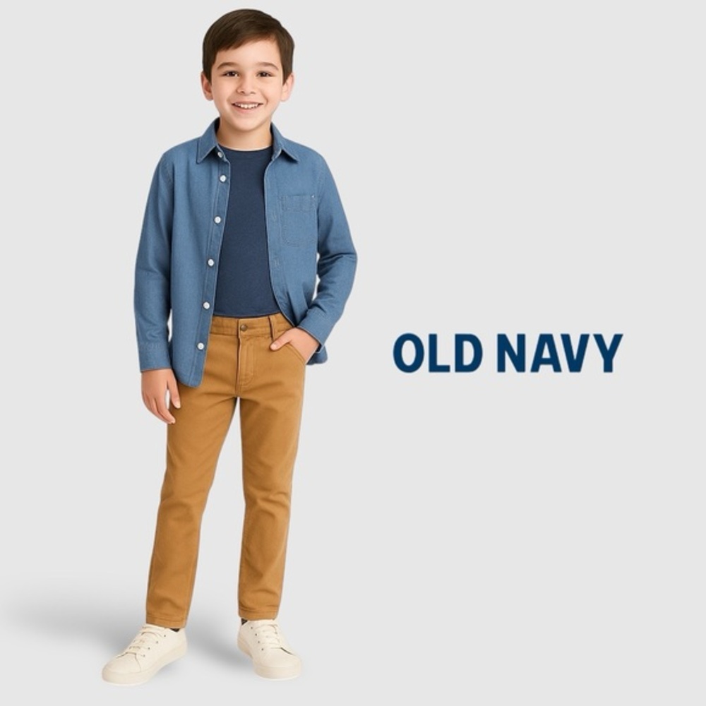 Slim 360° Stretch Five-Pocket Pants for Boys 12